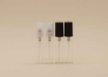 Le mini bottiglie di profumo riutilizzabili del vetro trasparente multano la pompa dello spruzzatore della foschia con il cappuccio dei pp