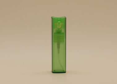 Chiare bottiglie di vetro riutilizzabili verdi dello spruzzo di profumo con COME copertura della bottiglia di rettangolo