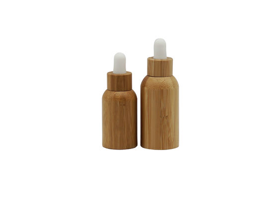 bottiglia di bambù naturale di vetro dell'olio essenziale del Odm del contagoccia 30ml