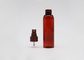 Bottiglia vuota cosmetica di plastica rosso scuro 60ml 50ml dell'ANIMALE DOMESTICO con lo spruzzatore fine della foschia