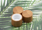 Cilindro di plastica coperto di bambù cosmetico 18mm 15mm del coperchio a vite per le bottiglie