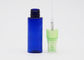 Bottiglie di plastica dello spruzzo dell'ANIMALE DOMESTICO riutilizzabile blu da 30 ml con la pompa verde chiaro della foschia