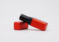 Alluminio d'imballaggio cosmetico di lusso di colore rosso alla rinfusa dei contenitori del balsamo di labbro
