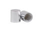 Matte Aluminum Perfume Bottle Caps d'argento con la parte interna sollevata del PE
