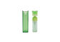 Bottiglia di plastica dell'atomizzatore del profumo di viaggio 10ml del quadrato arancio verde