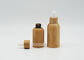 bottiglia di bambù del contagoccia di 30ml Cylinderical per cura personale