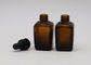 Contagoccia di gomma 30Ml Amber Glass Essential Oil Bottle di vetro del lattice