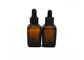 Contagoccia di gomma 30Ml Amber Glass Essential Oil Bottle di vetro del lattice