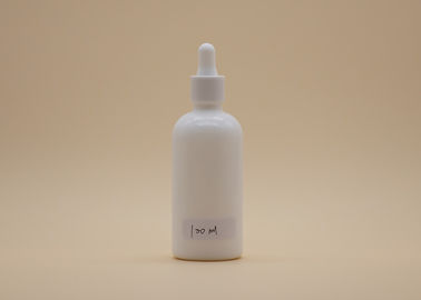 Bottiglie del contagoccia dell'olio essenziale di cura personale, bottiglie di vetro bianche del contagoccia 100ml