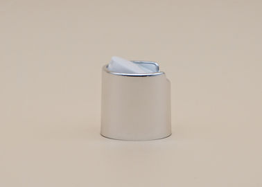 Tappo superiore di alluminio del disco di colore d'argento, colore su misura tappo di bottiglia dello sciampo
