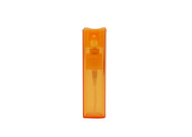 Atomizzatore di vetro riutilizzabile di forma del quadrato della bottiglia di profumo di colore arancio 10ml