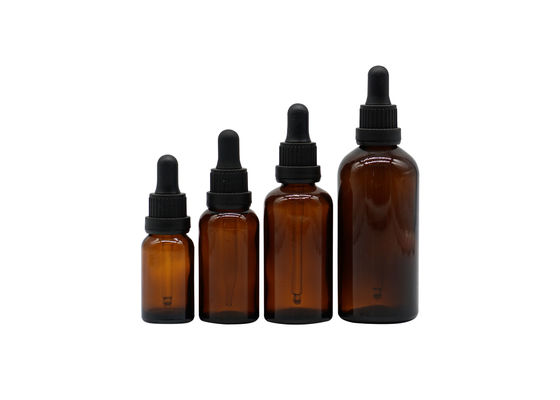 Bottiglie di vetro del contagoccia di Amber Clear Essential Oil Customized 15ml