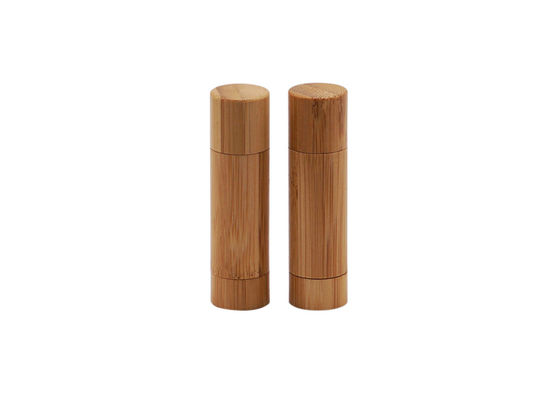 Tubi di bambù d'etichettatura riciclabili di lucentezza del labbro 5g di schiocco della stampa