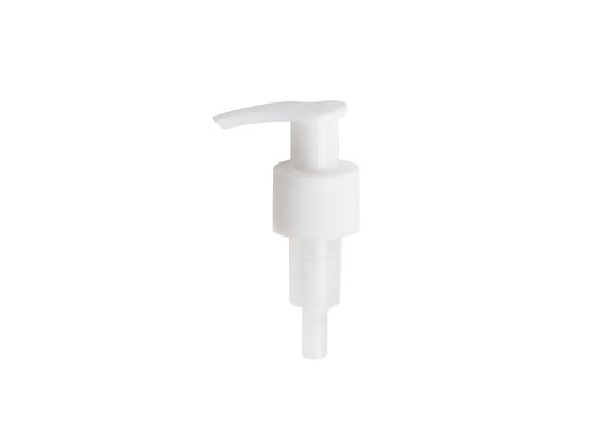 Erogatore bianco di plastica della pompa della lozione del prodotto disinfettante della mano di 1cc 2cc 28/410
