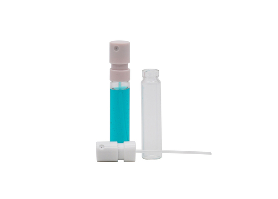 Mini 1ml 2ml vetro dello spruzzatore del profumo del tester della bottiglia di plastica