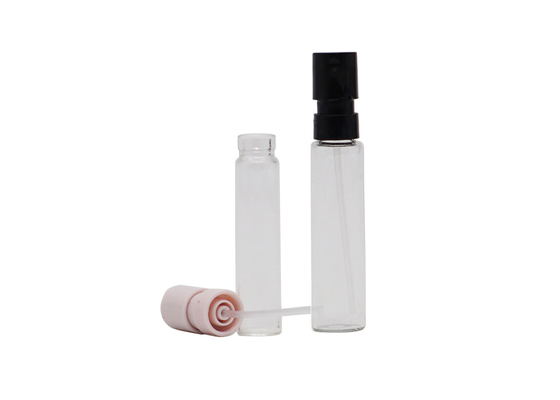 Mini 1ml 2ml vetro dello spruzzatore del profumo del tester della bottiglia di plastica