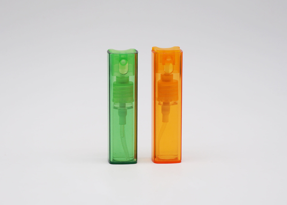 plastica variopinta del profumo 10ml del tester della bottiglia dell'atomizzatore quadrato riutilizzabile dell'animale domestico