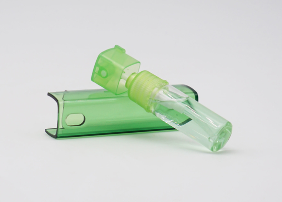 Quadrato di plastica 10ml Mini Spray Bottle For Alcohol della bottiglia del tester del profumo