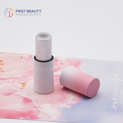 Tubo di rossetto in plastica circolare vuoto personalizzato 3.8g