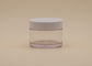 30ml i contenitori crema cosmetici opalini rotondi cilindrici PETG bianco rimuovono il corpo con il coperchio