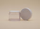 30ml i contenitori crema cosmetici opalini rotondi cilindrici PETG bianco rimuovono il corpo con il coperchio