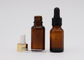 Uso materiale di vetro ambrato delle bottiglie del contagoccia dell'olio essenziale per l'olio di cura di pelle