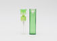 lo spruzzo di profumo di vetro riutilizzabile di colore verde 10ml imbottiglia l'atomizzatore del profumo