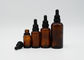 Bottiglie di vetro del contagoccia di Amber Clear Essential Oil Customized 15ml