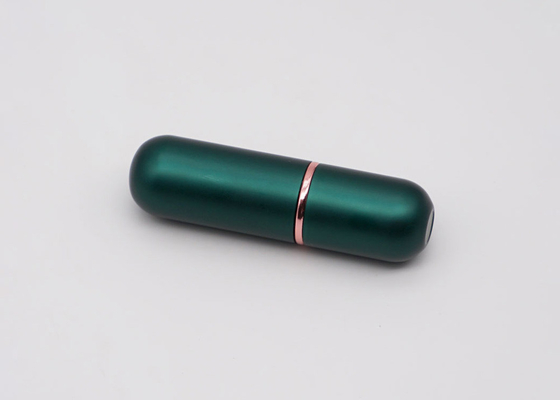Tubi vuoti magnetici verde scuro del balsamo di labbro di forma ovale