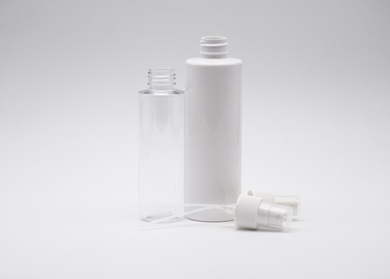 bottiglia fine vuota bianca dello spruzzo della foschia della bottiglia di plastica trasparente cosmetica dello spruzzo 50ml