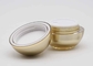 OEM crema cosmetico sferico del volume 30g 50g di colore dell'oro dei contenitori disponibile