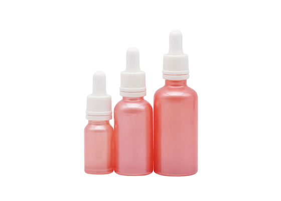 Cura personale di 50ml 100ml dell'olio essenziale di vetro da bottiglia di colore cosmetico vuoto di rosa