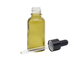 pacchetto cosmetico della bottiglia di olio essenziale della bottiglia di vetro verde chiaro del contagoccia della radura di 10ml 30ml 50ml