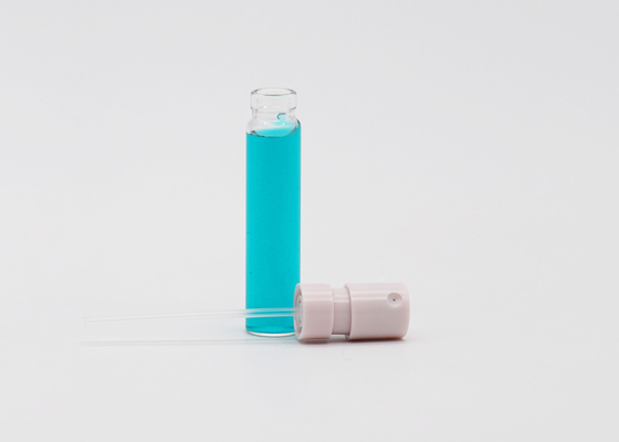 Mini bottiglia di vetro riutilizzabile dell'atomizzatore 3ml della bottiglia del tester del profumo con lo spruzzatore improvviso di plastica