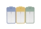 Bottiglia di profumo riutilizzabile della carta di credito dell'atomizzatore di plastica giallo di colore 38ml