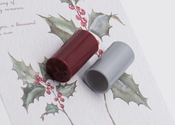 Coperchi di plastica del cilindro Fea15 del tappo di bottiglia del profumo dell'ABS grigio in opposizione