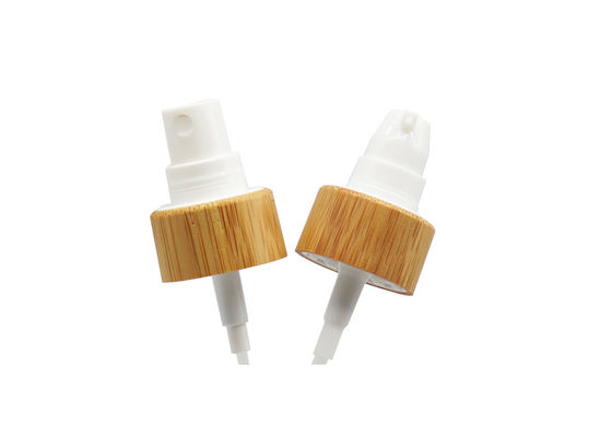 Spruzzatore fine di plastica della foschia della vite 20mm con il collare di bambù per le bottiglie