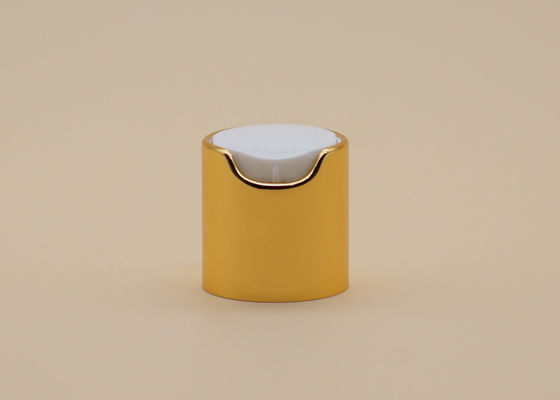 24 / La plastica bianca del cappuccio della stampa del tappo superiore del disco dell'alluminio 410 dentro la serratura facile e si apre