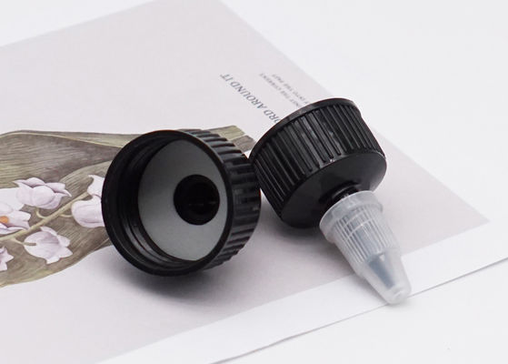 24mm che i coperchi a vite di plastica torcono l'ugello lungo superiore per le bottiglie lisciano la chiusura